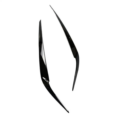 Gloss Black Headlight Eyelid Trim for BMW 5 Series G30 2017-2023