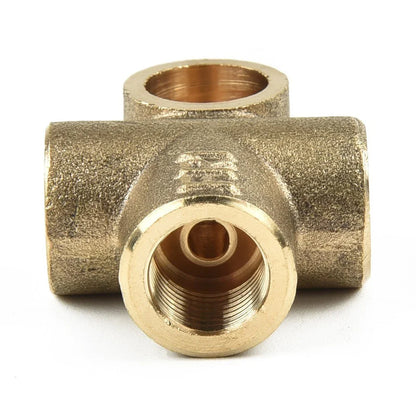 Brake Line Brass Fitting Connector Splitter M10x1 for Vehicle