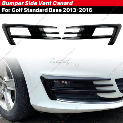 Front Bumper Side Vent Trim Canard for Golf TSI MK7 Base (2013–2016)