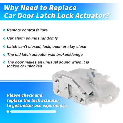 72610TC0T12 Rear Right Power Door Lock Actuator for Honda Accord (2010–2012)