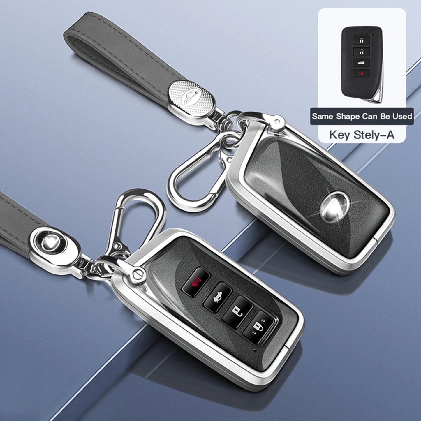 Leather Key Case Cover for Benz GLC GLK CLS (2015–2020)