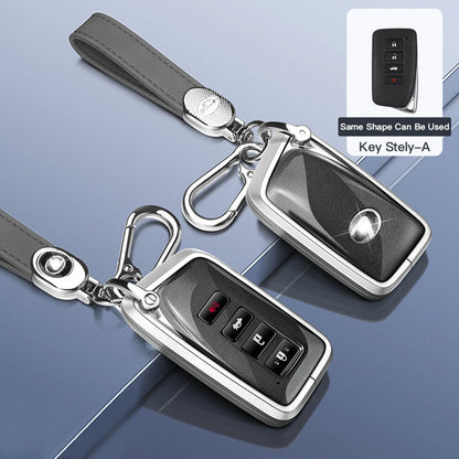 Leather Key Case Cover for Benz GLC GLK CLS (2015–2020)