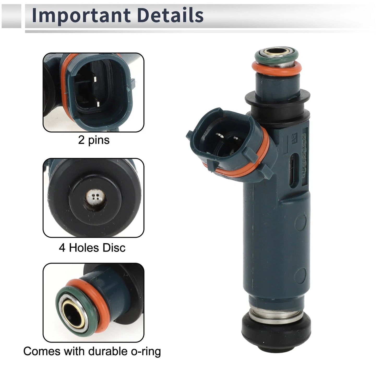 Fuel Injector No. 23209-50040 for Toyota Land Cruiser 4.7 (1998–2005)