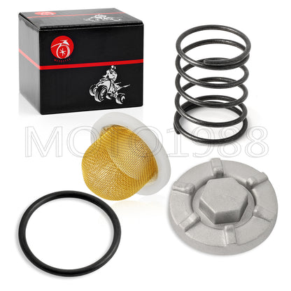 Oil Pump Strainer & Drain Plug Kit for Yamaha Warrior Raptor Big Bear (350-400)