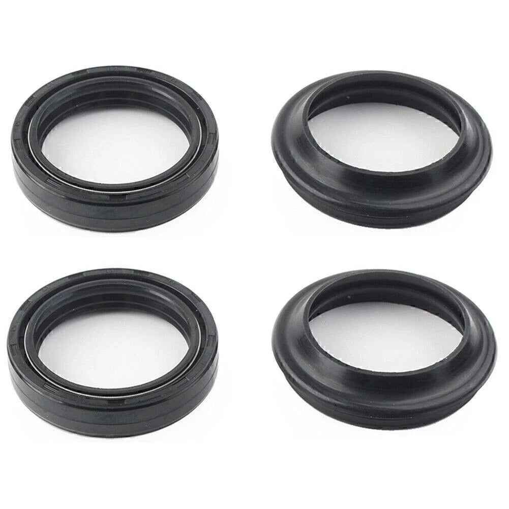 4 x Black Oil Seals Dust Seals for Front Fork Damper Shock Absorber (50-63)