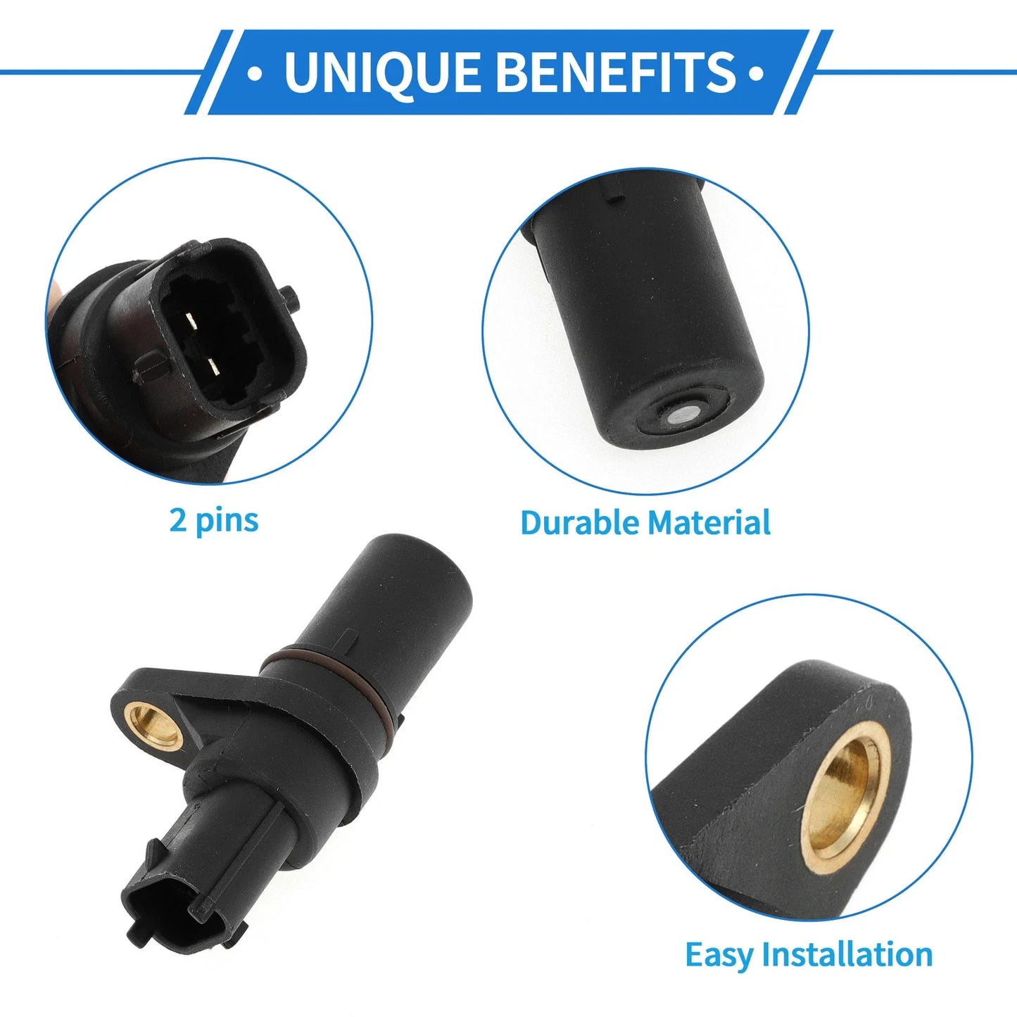 Crankshaft Position Sensor for Chevy Cobalt SS 2.0 2005-2007 (1 x Black)