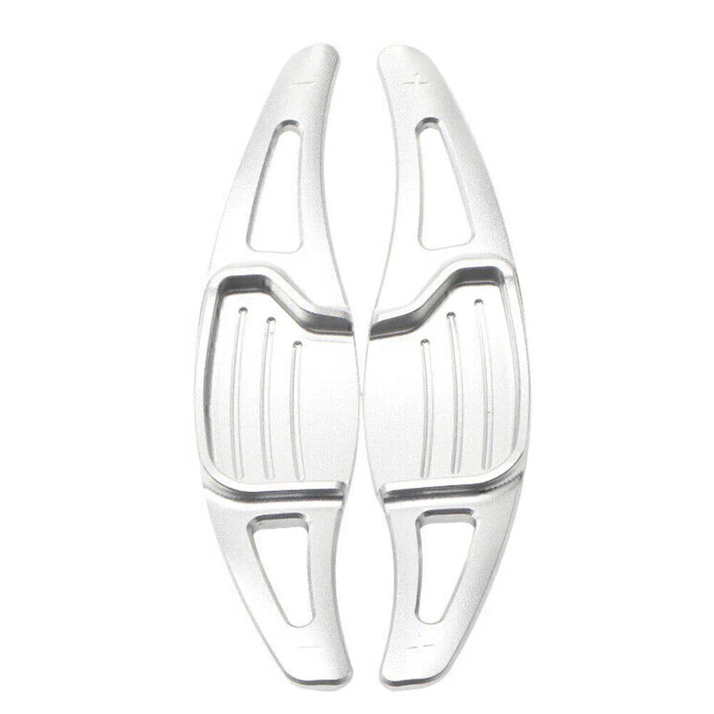 Silver Steering Wheel Shift Paddle Shifter Extension for Ford Mondeo, Taurus, Edge (2013-2023)