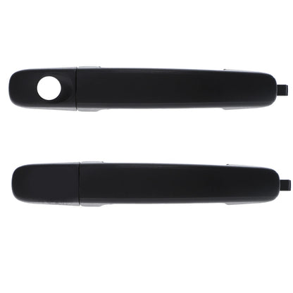 2X Front Outer Door Handle for Ford Ranger (2011–2022) Textured Black