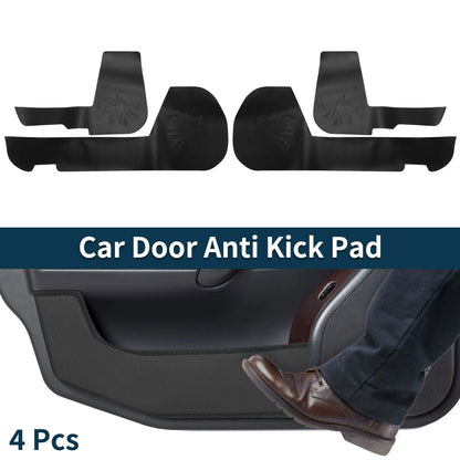 Set of 4 Leather Anti Kick Pad Stickers for GX 550 (Carbon Fiber)