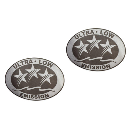 2X Ultra Low Emission Outboard Graphic Sticker for California DOT