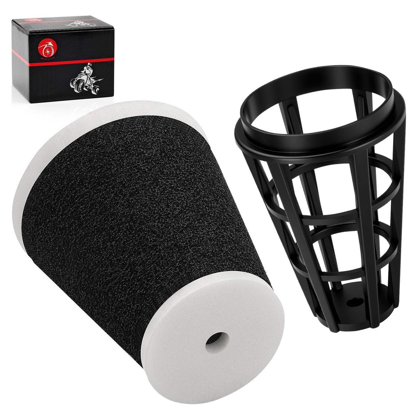 Air Filter for Yamaha BW200 Big Wheel (1986–1988) with Holder Cage