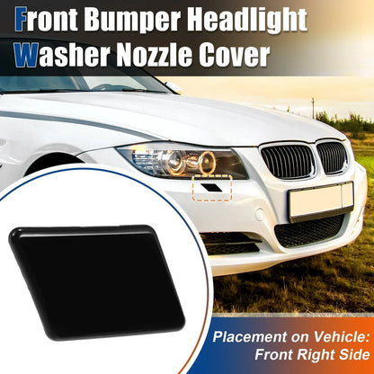 Washer Nozzle Cover for BMW 3 Series E90 Gloss Black