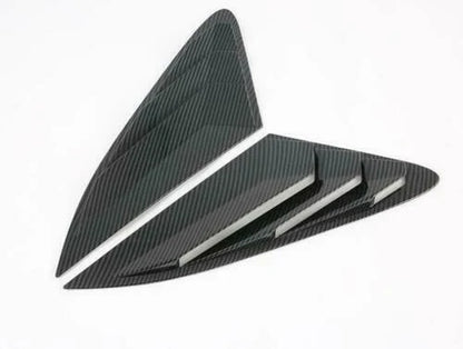 2x Carbon Fiber Side Vent Scoop Louver Trim for KIA K5 Optima (2021–2022)
