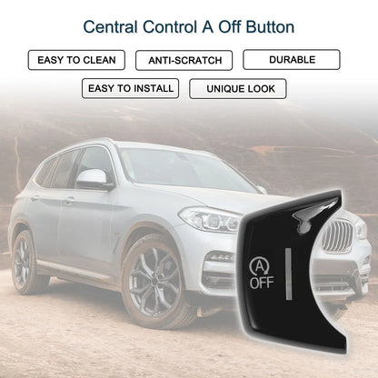 Central Control A Off Button for BMW X3 F25 X4 F26 X5 F15 F85 X6 F16 F86 Black