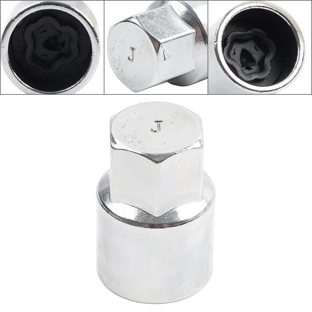 Wheel Lock Key Lug Nuts for Ford Mustang F-150 (Fits 2015–2023)