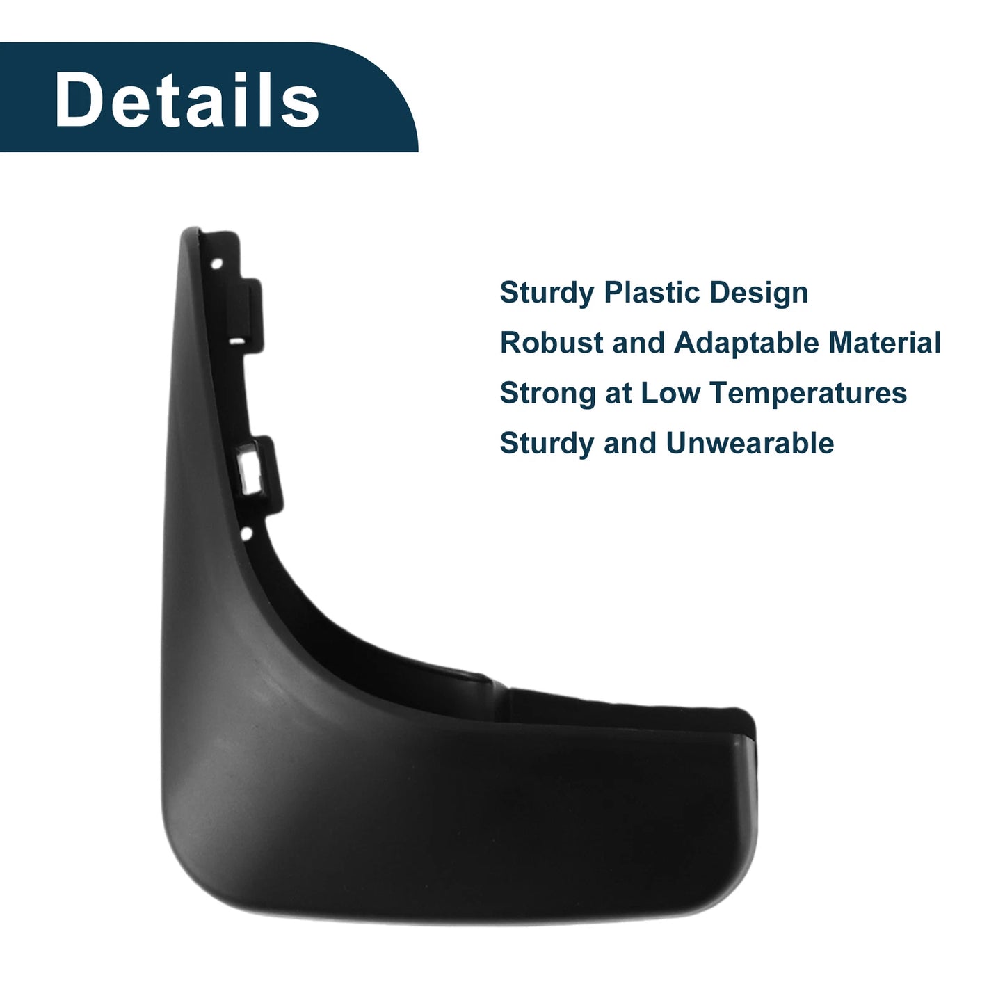 Set of 4 Mud Flaps Splash Guards for Volkswagen Golf 6 (2009–2013)