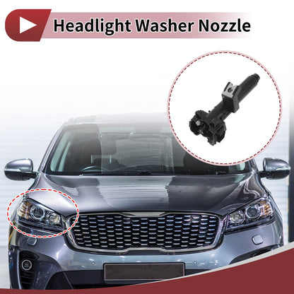 Front Passenger Side Headlight Washer Nozzle for Toyota Hilux (2015) No. 852070K040