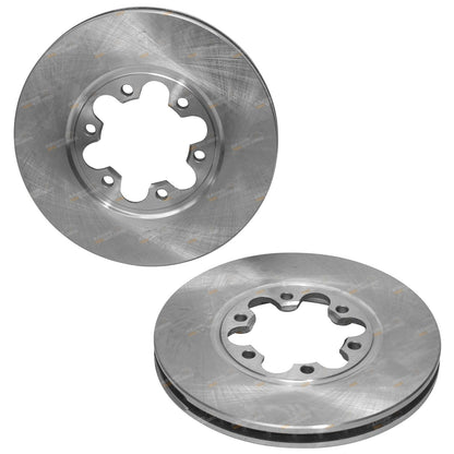 2 Front Disc Brake Rotors for Mazda B2600 (1999–2002)