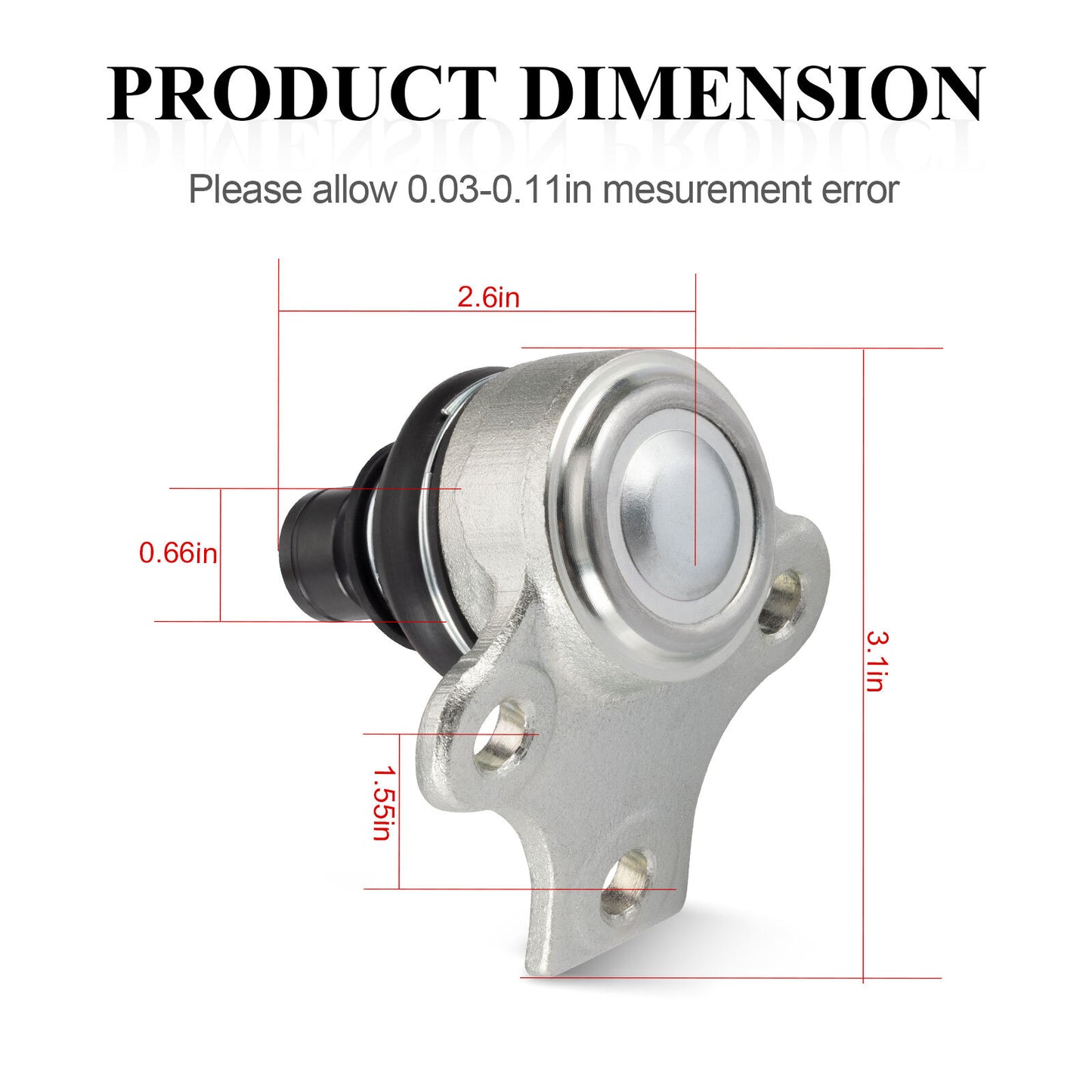Front Lower Ball Joint for Can-Am Outlander Max 400 500 650 800 (2006–2014)