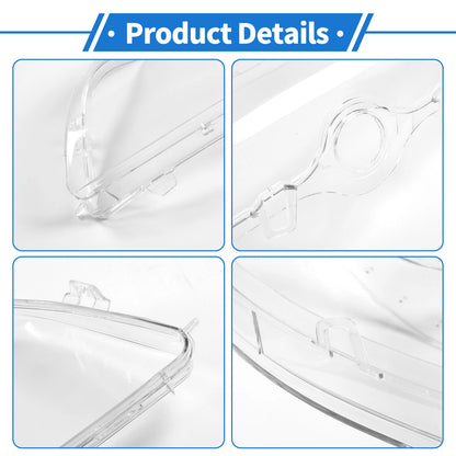 1 Pc Headlight Lens Cover for BMW 5 Series E39 (1996–2003) No. 63128375301