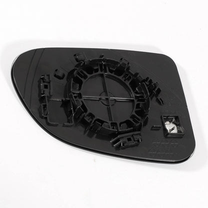 Left Side Heated White Mirror Glass for Hyundai Santa Fe (2019–2022)