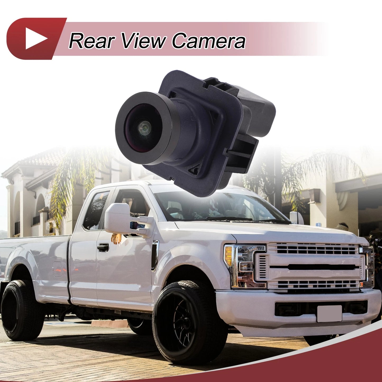 Rear View Camera for Ford F-250 F-350 F-450 (2017–2023) 120-180 Degree