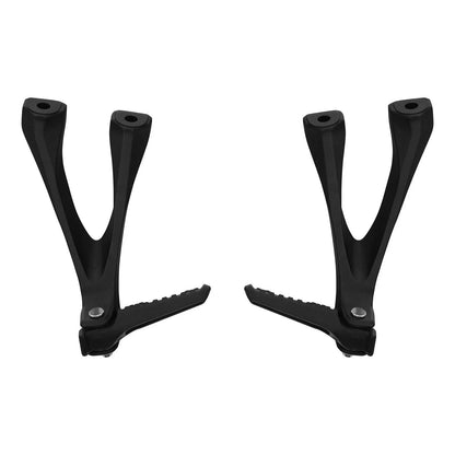 Black Rear Passenger Footrests Footpeg Bracket for Honda CBR1000RR (2017-2025)