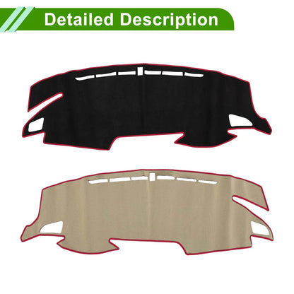 Dashboard Cover Mat for Honda Civic Type R FK7 FK8 FC1 (2017-2024) Black Red