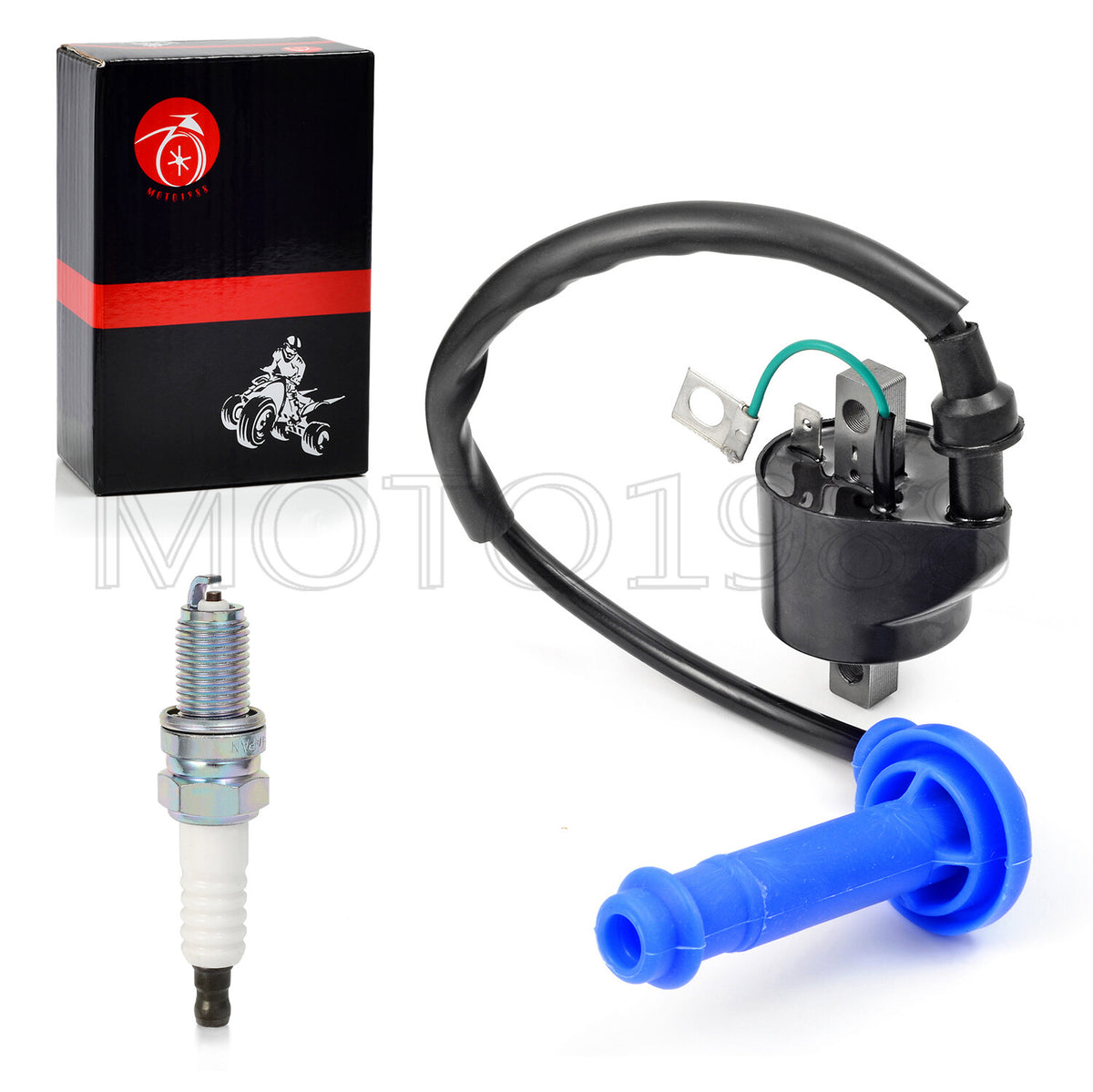 Ignition Coil & Spark Plug for Honda CRF450R (2002–2008)
