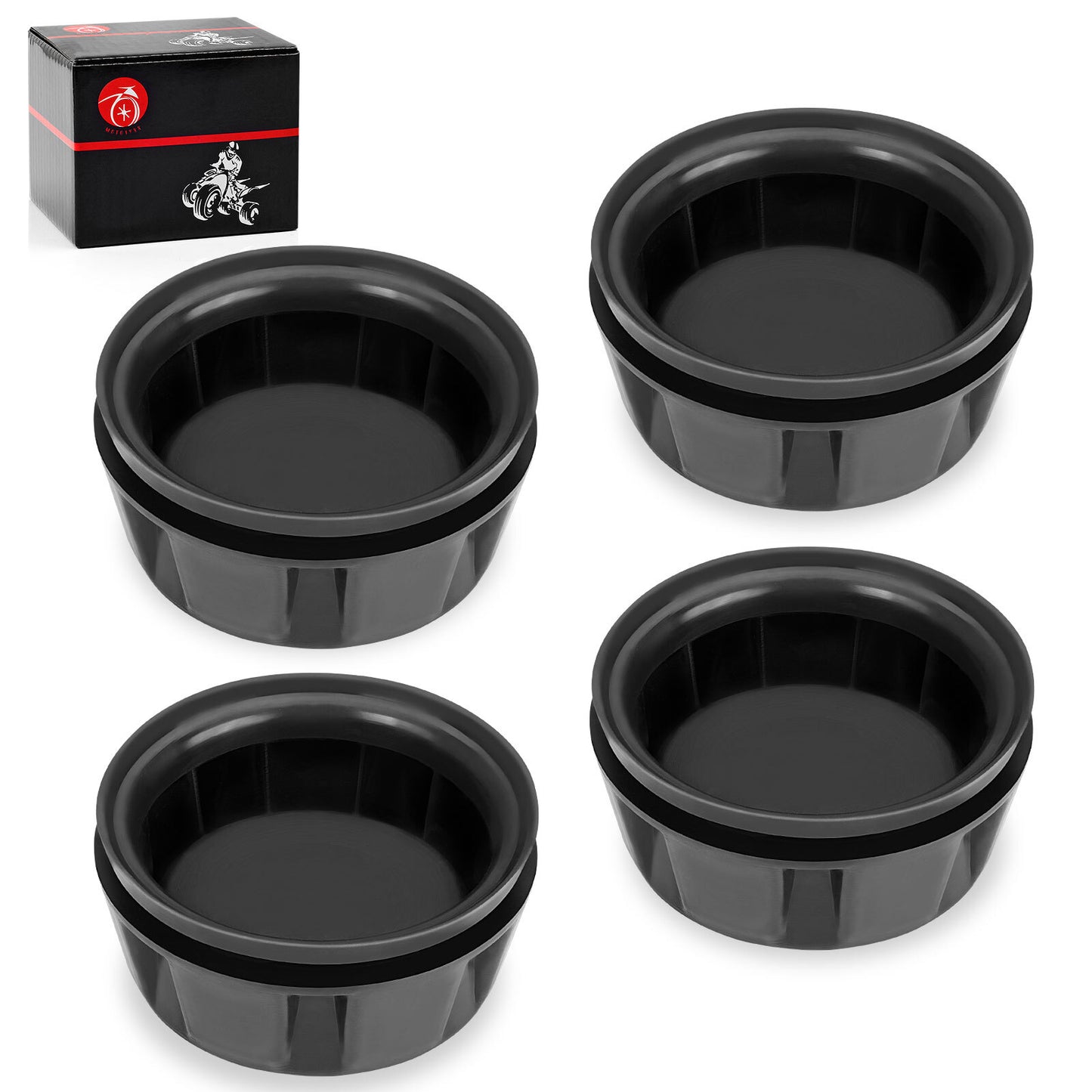 Set of 4 Wheel Center Caps for Honda Talon 1000, Pioneer 700/1000, Rubicon 500/520