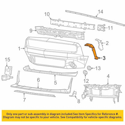 Bumper Fender Brackets for 2008-2021 Dodge Challenger