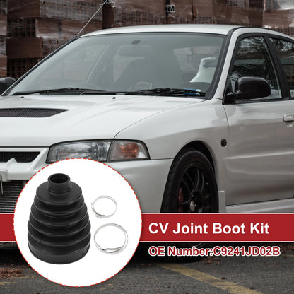 Outer CV Joint Boot Kit w/ Clamps for Mitsubishi Lancer (2007–2017) No.C9241JD02B