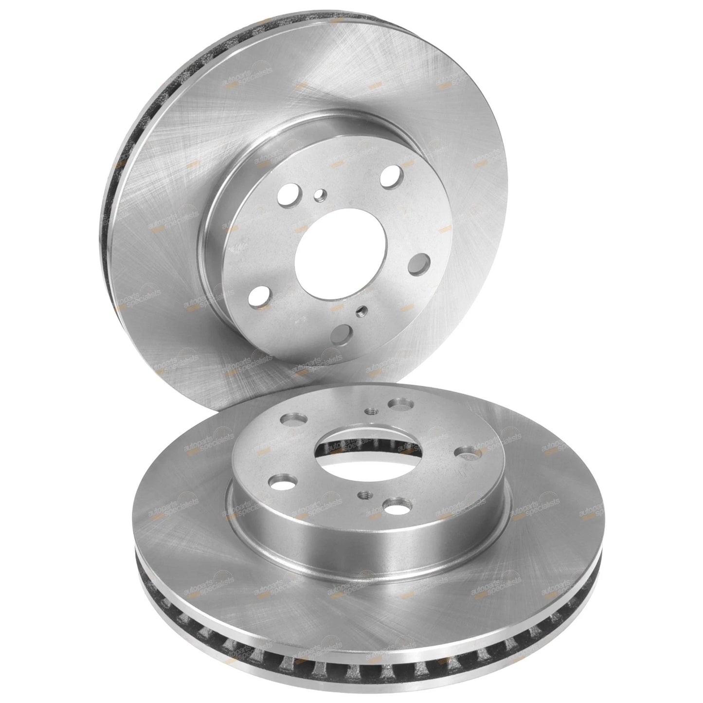 2 Front Disc Brake Rotors for Toyota Hilux (2005–2016)
