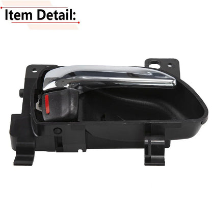 Black Inside Right Door Handle with Chrome Lever for Subaru Toyota
