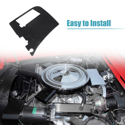 Car Battery Den Cover for Chevrolet Corvette (1997-2004) ABS Black