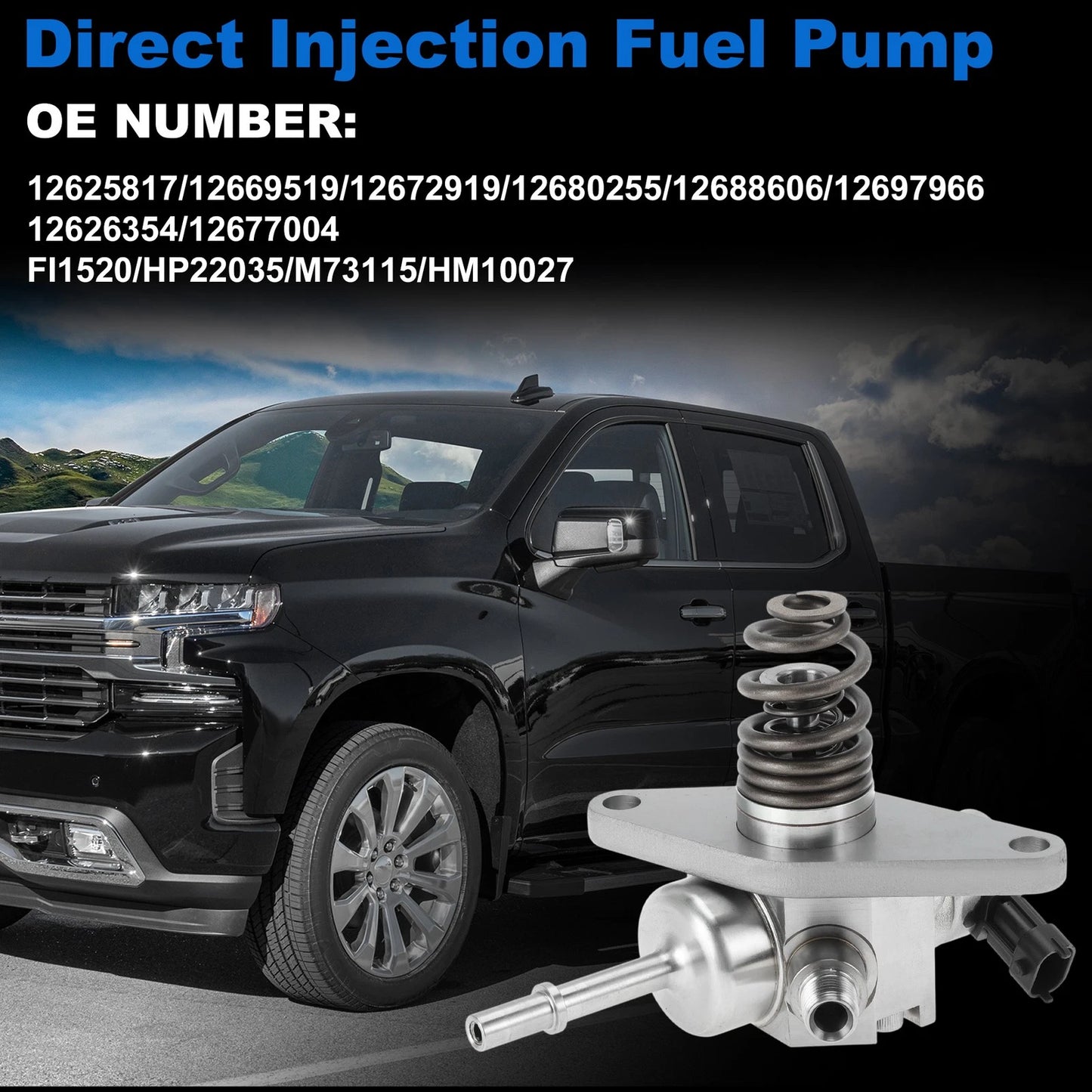 GDI High Pressure Fuel Pump for Chevrolet Silverado 1500 Tahoe (2014–2019)