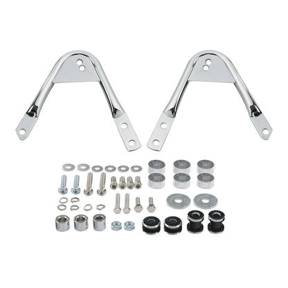 2x Luggage Rack Rear Docking Hardware Kit for Harley Electra Glide (97-08)
