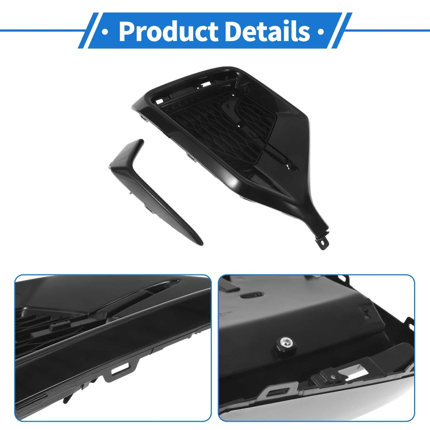 Rear Left Fog Light Grill for Honda Civic Hatchback (2020-2021)
