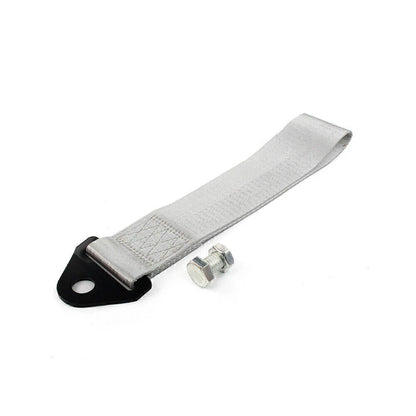 Tow Strap Belt Rope for Universal Car Rear/Front Bumper - Gray