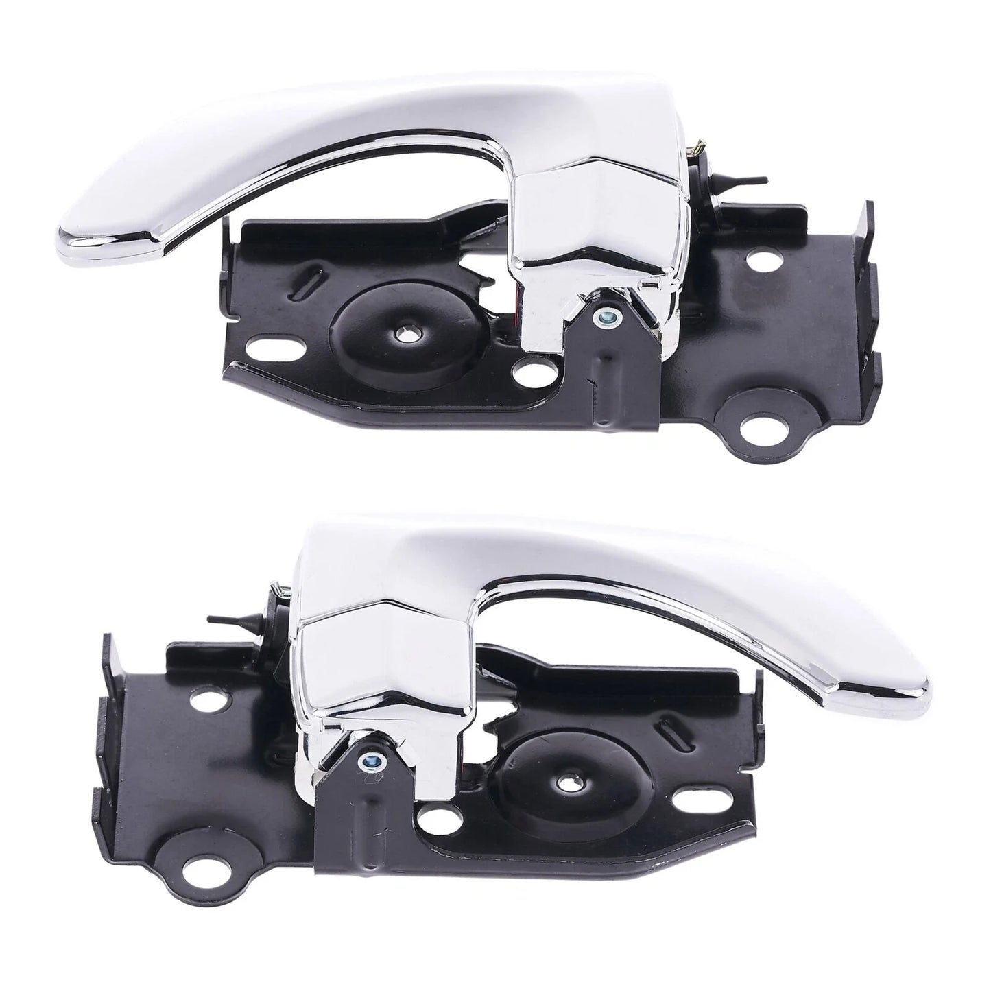 Door Handle Inner 2 x Chrome FRONT LEFT+RIGHT for Hyundai Santa Fe (2000–2005)
