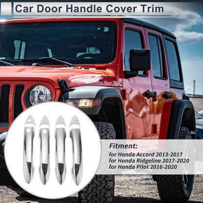 Door Handle Cover for Honda Accord (2018–2023) Silver Tone