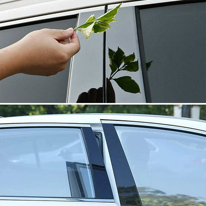 8Pcs Gloss Black Door Trim Pillar Posts for Toyota Camry (2018-2021)