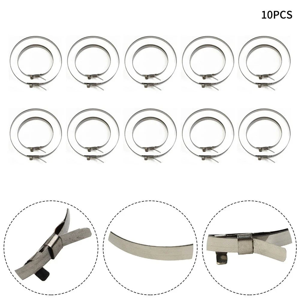 Boot Clamps / 20 Pcs / Stainless Steel Boot Clamps for CV Joint Axle Boot