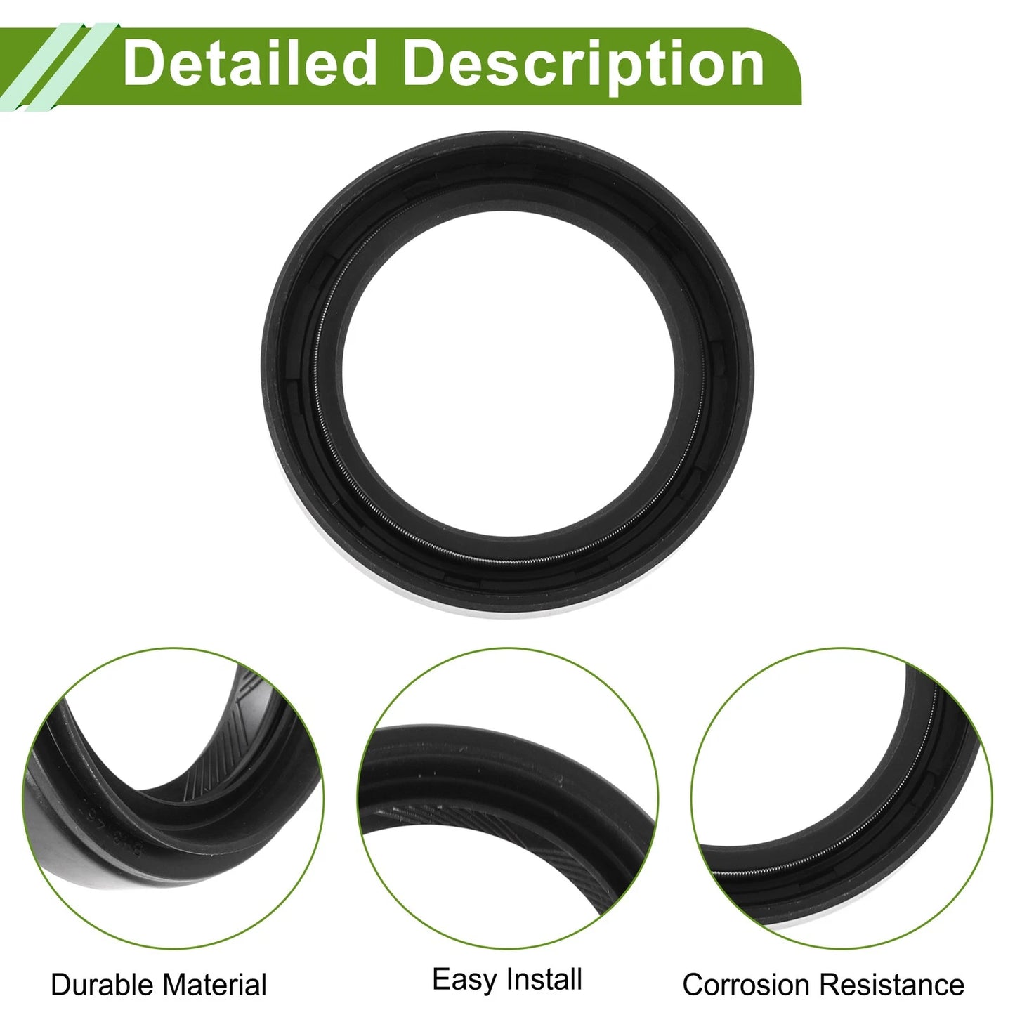 Front Left Drive Axle Shaft Oil Seal for Honda Pilot (2003–2015) No. 91205-5F8003