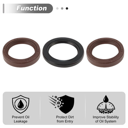 Set of 1 Rear Crankshaft Oil Seal for Toyota Avalon (1995–2004) 9031138034/9031140022