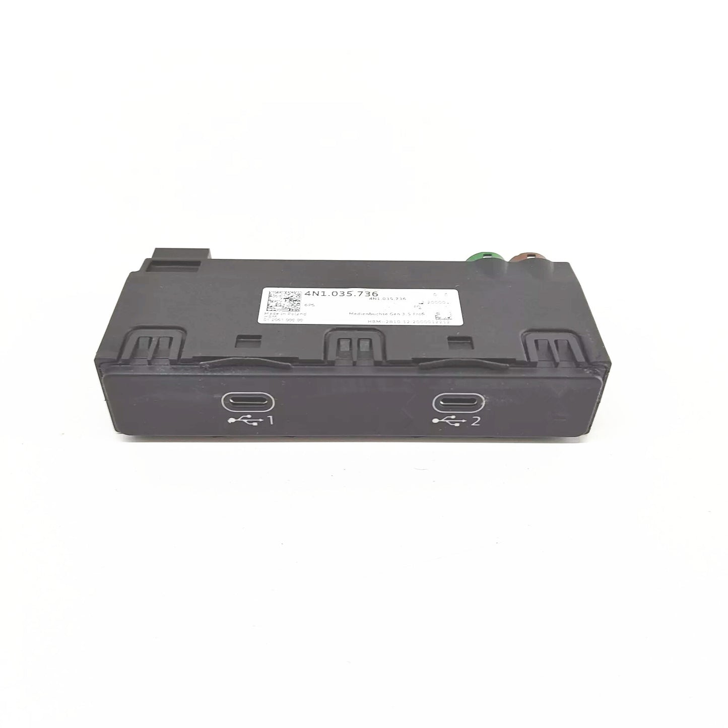 Set of 2 Type-C Double Sockets Charging Port for Audi A6 C8 S6 (2019–2024)