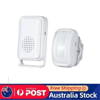 Wireless Motion Sensor Alarm Door Chime 1 x Detector & 1 x Receiver