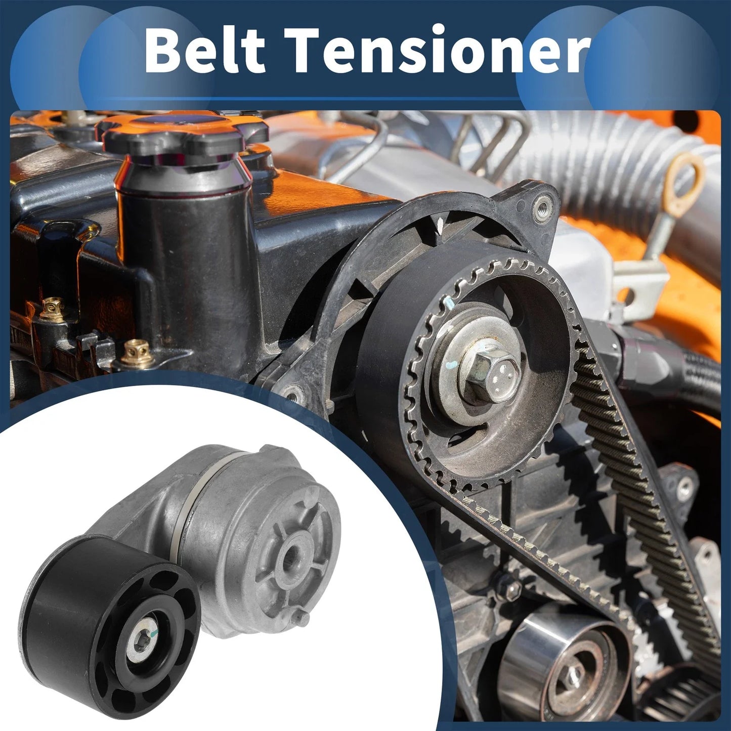 Belt Tensioner for Chevrolet C6500 Kodiak (2004-2009) - Durable Metal 1 x Pc