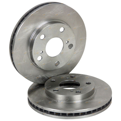 2 Front Disc Brake Rotors for Toyota Camry (1988–1993)