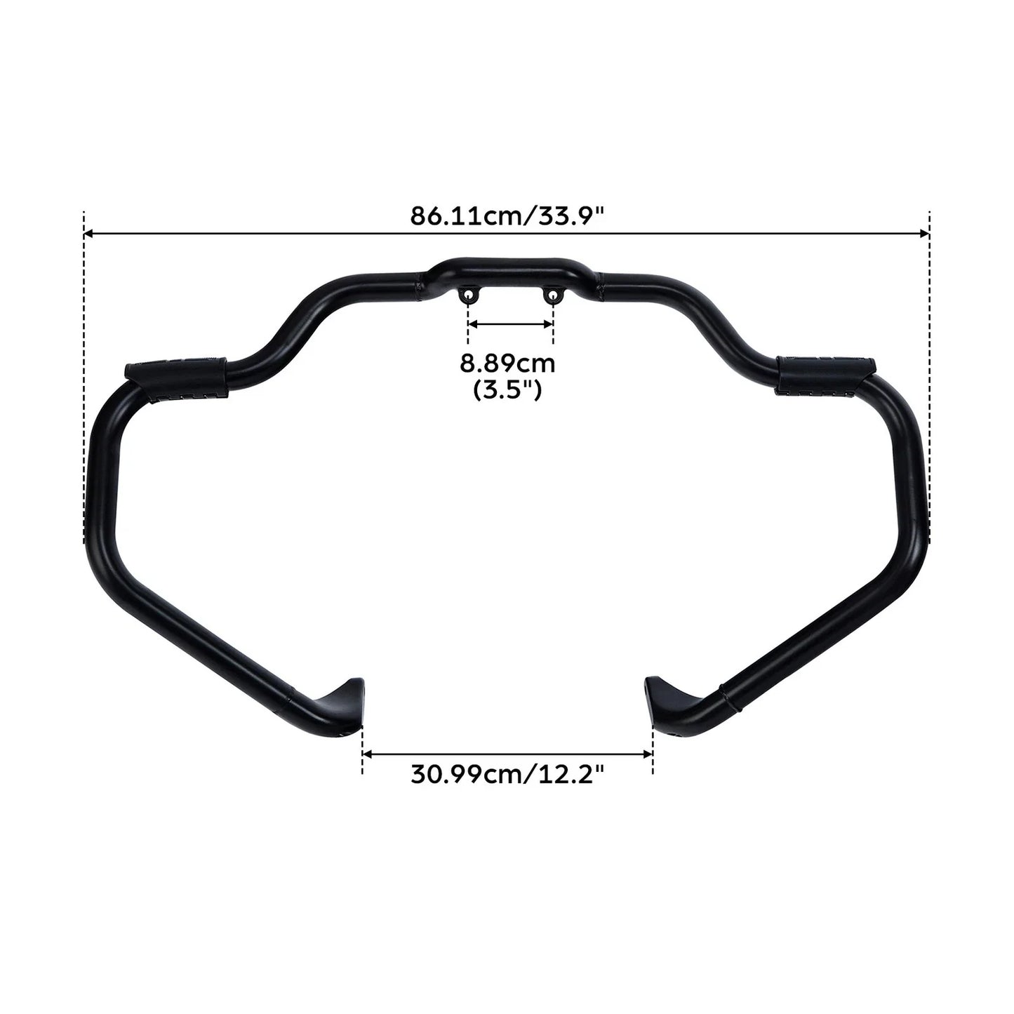 Black Highway Engine Guard Bar for Indian Chief Dark Horse Chieftain (14-25)
